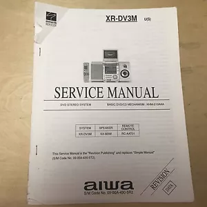 Manuali di servizio originali AIWA per sistemi musicali XR - Foto 1 di 1