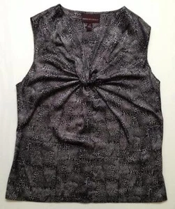 DANA BUCHMAN Leopard Print BLOUSE Size SMALL Great for Work or Date Night - Picture 1 of 1