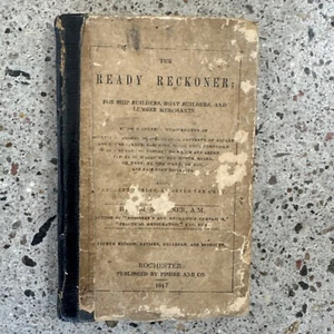 1847 The READY RECKONER Ship Builders, boat builders, lumber Merchants - Picture 1 of 5