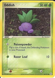 Carte Pokemon " ODDISH " Base LEGENDES OUBLIEES HP 50 68/101 VO Anglais - Imagen 1 de 1