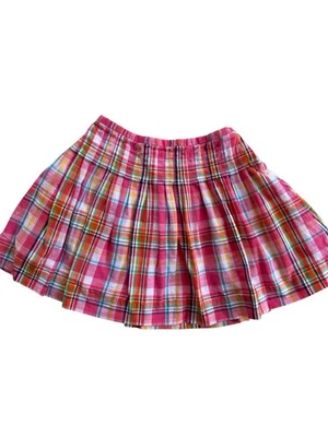 Lilly Pulitzer Pink Plaid Pleated Skirt Size 5T - Image 1 of 3