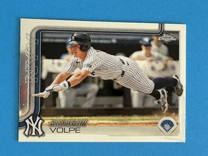 Anthony Volpe 2025 Topps Chrome (SP) Chrome Parallel #162 New York Yankees - Picture 1 of 2