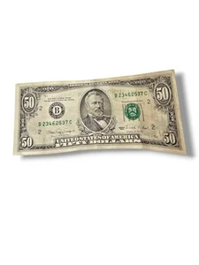 Original 1990 $50 Dollar Bill – Clean and Collectible - Picture 1 of 2