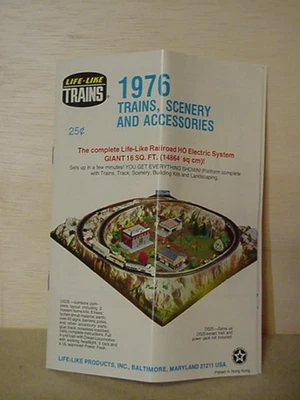 Life-Like Trains HO Scale 1976 CATALOG - "Trains, Scenery, Accessories" - NICE!! - Image 1 of 4