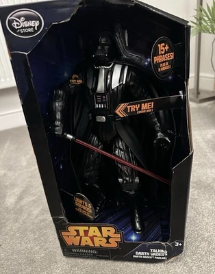 Disney Store Talking Darth Vader Large 14" Action Figure Star Wars 2014 NIB - Image 1 of 3