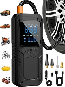 NEW Airsure Battery & 12V Operated Tire Inflator - 150 PSI Cordless Tire Pump - Picture 1 of 12