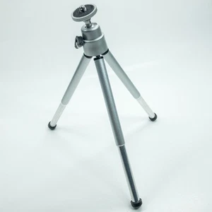 Universal Adjustable Height Mini Camera Phone Tripod Tabletop Portable Aluminum - Picture 1 of 3