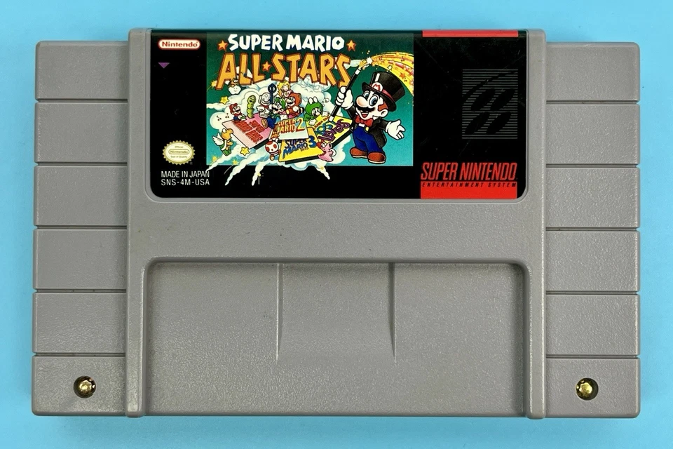 Только игровая карта Super Mario All-Stars (SNES Super Nintendo) - подлинная и протестированная - Изображение 1 из 4