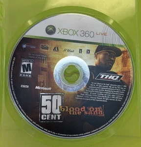50 Cent Blood on The Sand (Microsoft Xbox 360, 2009) Disc Only. - Picture 1 of 1