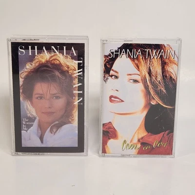 Lot of (2) Shania Twain Cassette Tapes - The Woman in Me - Come On Over - Image 1 of 4