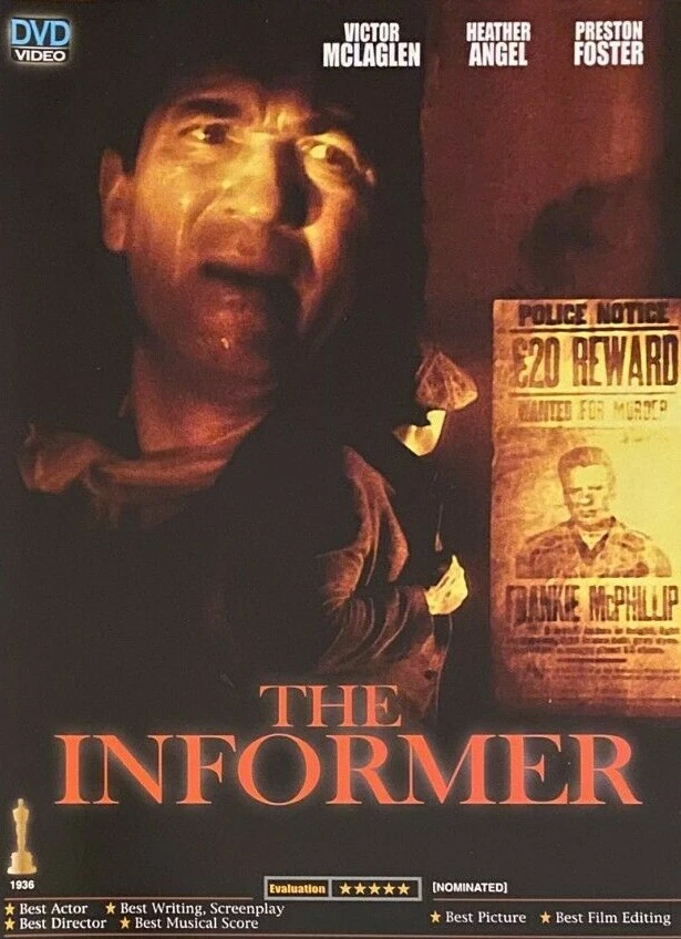 The Informer (1935) - Victor McLaglen, Heather Angel (Region All) - image 1 of 1