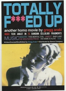 1993 Gregg Araki James Duval volador japonés Chirashi B5 totalmente f***ed Up - Imagen 1 de 1