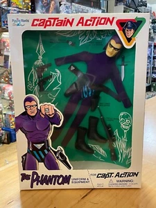 CAPTAIN ACTION THE PHANTOM SET BY PLAYING MANTIS SEALED MISB NEW 1999 1:6TH - Picture 1 of 9