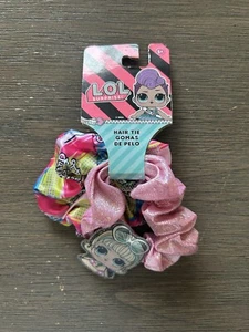 L.O.L. Surprise Hair Ties Scrunchie 2 Pack Miss Punk - Picture 1 of 10