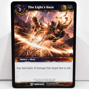 Tarjeta de habilidad sagrada 58/198 The Light's Gaze Crown of Heavens WoW Warcraft TCG Warcraft - Imagen 1 de 2