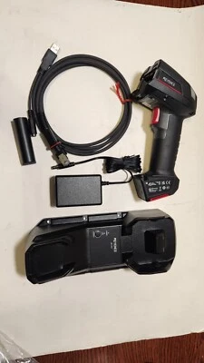 Keyence code scanner HR-X300WB. Kit- charger, battery, cable and charging cradle - Image 1 of 4