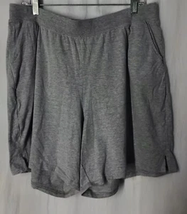 JMS Women's Shorts Light Gray 2X Stretch Pull On Casual Shorts  Pockets 18 20 - Picture 1 of 6