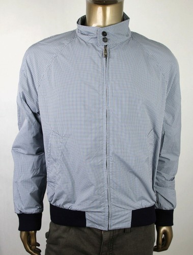 Prada Uomo Giacca con Cerniera Piccola Scacchi Nylon Lana Taglia 54 SGN671