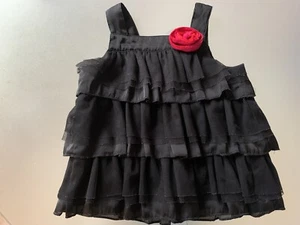 Festkleid für Kleinkind, Gr. 92, H&M, Ärmellos, Schwarz - Bild 1 von 3