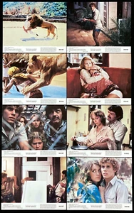 SAVAGE HARVEST Orig Movie Mini Lobby Card Set Michelle Phillips Lion Horror - Picture 1 of 1
