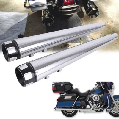 Silenciadores de escape DNA 4" para Harley Touring Electra Glide 95-16 Foto 1 de 4