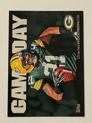 2011 Topps Game Day #GD-CW CHARLES WOODSON - Green Bay Packers - NM/Mint - Image 1 of 2