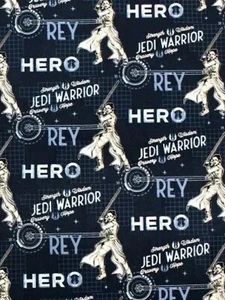 1 Yard STAR WARS  Cotton Fabric YODA C3PO R2D2 Astro Pew Pew 36” X 42” - Foto 1 di 1