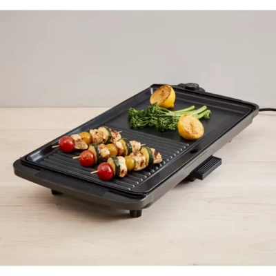 Electric BBQ Grill Plate Barbecue Griddle Hotplate Indoor Outdoor - image 1 of 4