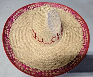 Chi Chi's Mexican Restaurant Authentic Sombrero Birthday Celebration Straw Hat - Picture 1 of 7