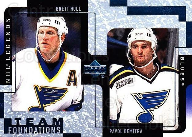 2000-01 Upper Deck Legends #117 Brett Hull, Pavol Demitra - Image 1 of 1