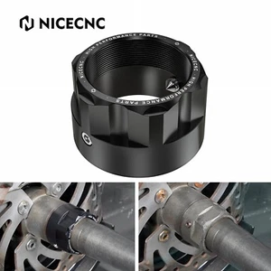 NICECNC Rear Axle Locking Nut For Yamaha YFZ450R Special Edition 2009-2023 Black - Picture 1 of 8