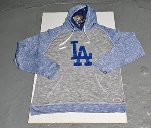 New STITCHES Baseball MLB Los Angeles Dodgers Retro Hoodie SWEATER Size LARGE - Picture 1 of 7