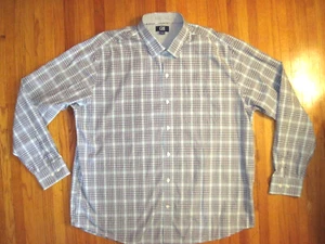 Cutter & Buck Green/Purple Check Classic Fit Dress Shirt 2X New - Picture 1 of 8