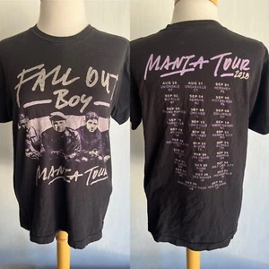 FALL OUT BOY (2018) Official "Mania" USA Tour Dates FOB Band T-Shirt Size Small - Picture 1 of 6