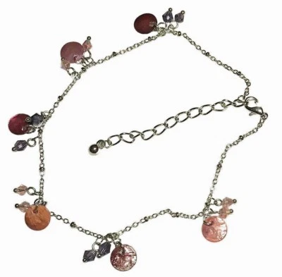 Tobillera de madreperla genuina 9" + extensión de 1,5" Foto 1 de 3