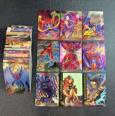 1995 Fleer Ultra X-Men All-Chromium - Complete Base Set - 100 Cards - Image 1 of 4
