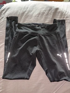 Puma Leggings W Zipper At Ankle Size 3 - Imagen 1 de 2