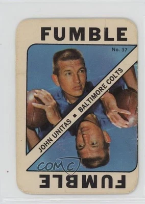 1971 Topps Game Cards Johnny Unitas #37 HOF - Image 1 of 2
