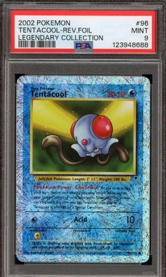 Pokemon Tentacool Legendary Coll. Reverse Holo #96 PSA 9 Mint - Image 1 of 2