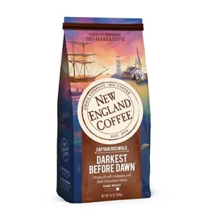 NUEVA INGLATERRA CAFÉ MOLIDO CAPITÁN GRISWOLD MÁS OSCURO ANTES DEL AMANECER 10 OZ - Imagen 1 de 1