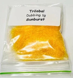Trilobal Dubbing - SUNBURST 1g – Fly Tying Material for Trout, Salmon flies - Picture 1 of 1