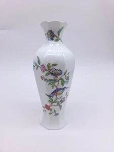 Vintage Aynsley Pembroke Blumen & Vogel Vase - Bild 1 von 7