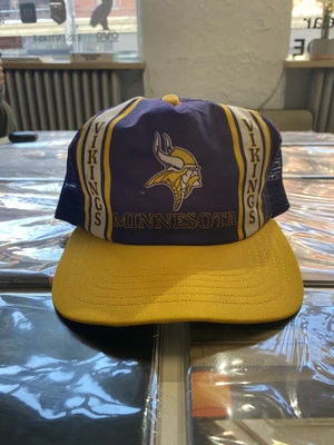 Sombrero de camionero vintage de los Vikings Minnesota Foto 1 de 4