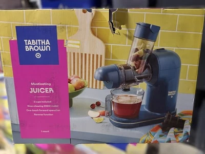 Exprimidor eléctrico de masticación azul verdoso oscuro de Tabitha marrón nuevo fácil de limpiar Foto 1 de 4