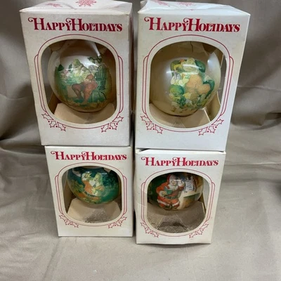 De colección Santa Coca-Cola Clásico Adorno de Navidad Circa 1960 Por Corning Glass Works Foto 1 de 4