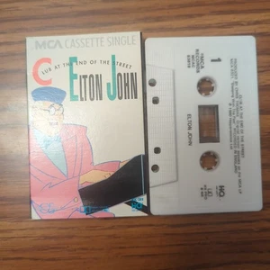 Elton John Club At The End Of The Street 1990 Cassette Tape Vintage Single - Picture 1 of 3