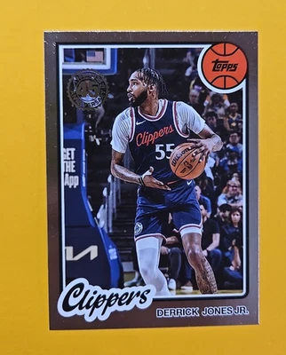Derrick Jones Jr. - Clippers - 2025-26 Topps - 1980-81 45th Foil - #80BK-45 - Image 1 of 2