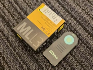 Genuine ML-L3 IR Wireless Remote Control for Nikon D3000 D3200 D3400 D5000 D4... - Picture 1 of 1