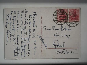 1920 GERMANY STRALSUND POSTCARD - Picture 1 of 2