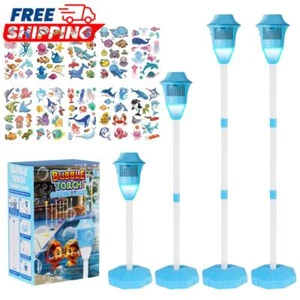 Standing Garden Bubble Machine Height Adjustable Rechargeable for Birthday Party - Picture 1 of 12